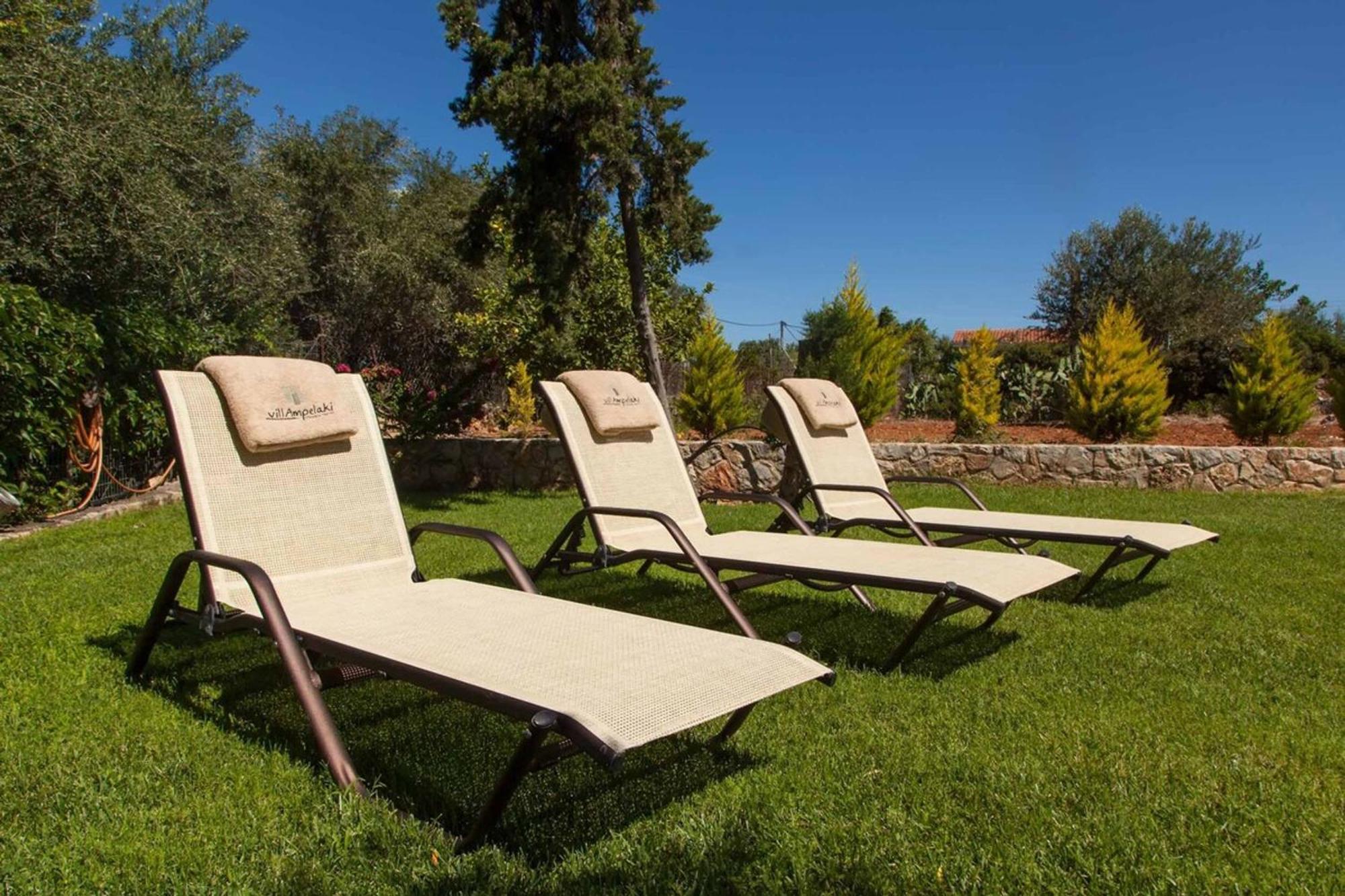 Villa Ampelaki - Premium Villa With Heated Pool Kounoupidhianá Zewnętrze zdjęcie